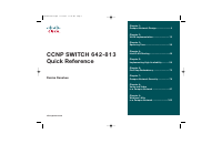 CCNP SWITCH 642-813 Reference Guide.pdf